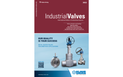 Call for papers: English contributions for Industrial Valves